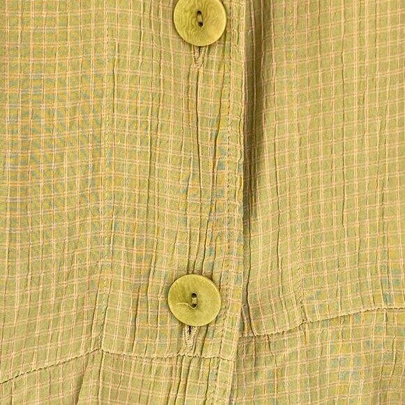 Flax Rayon Jacket Blazer Large - Picture 5 of 9